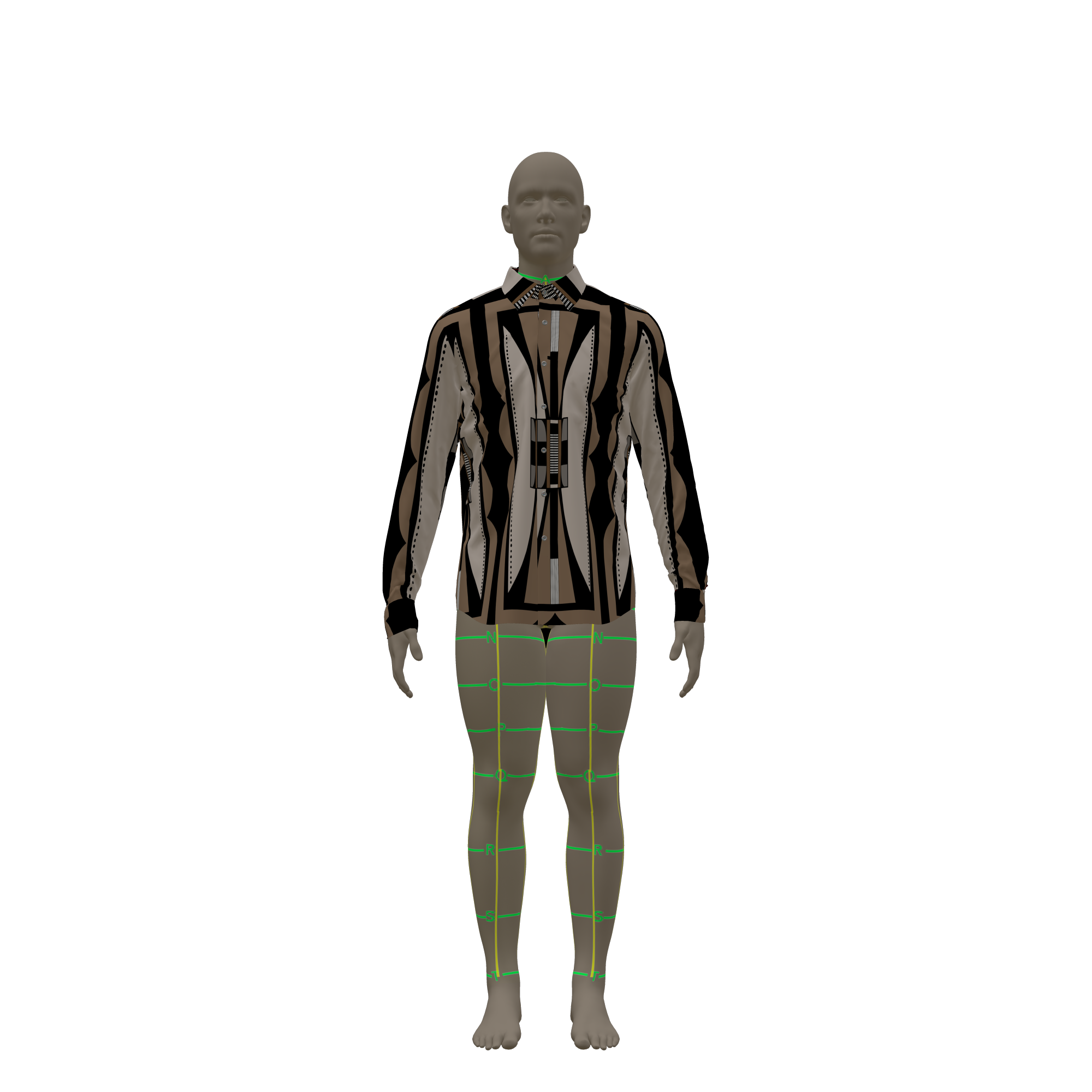 mens button-up - earth tone mens button up in Tencel Dobby