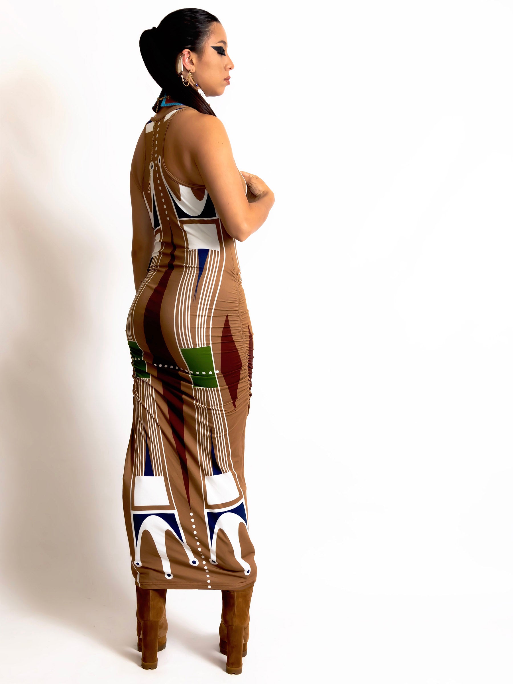 "Earth painted" Bodycon