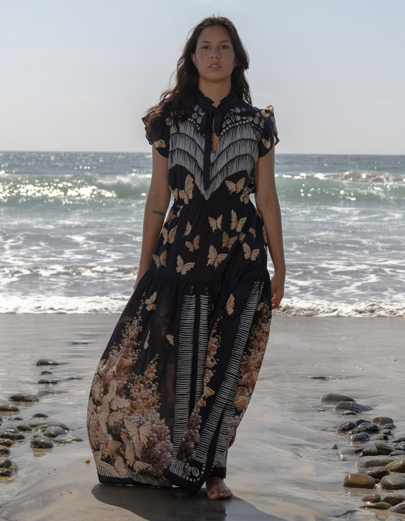 Butterfly Shells and NDN Flowers 