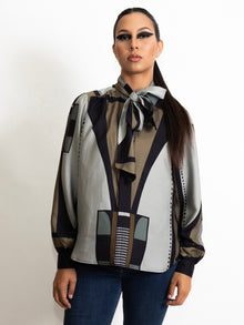 Parfleche Tie Blouse